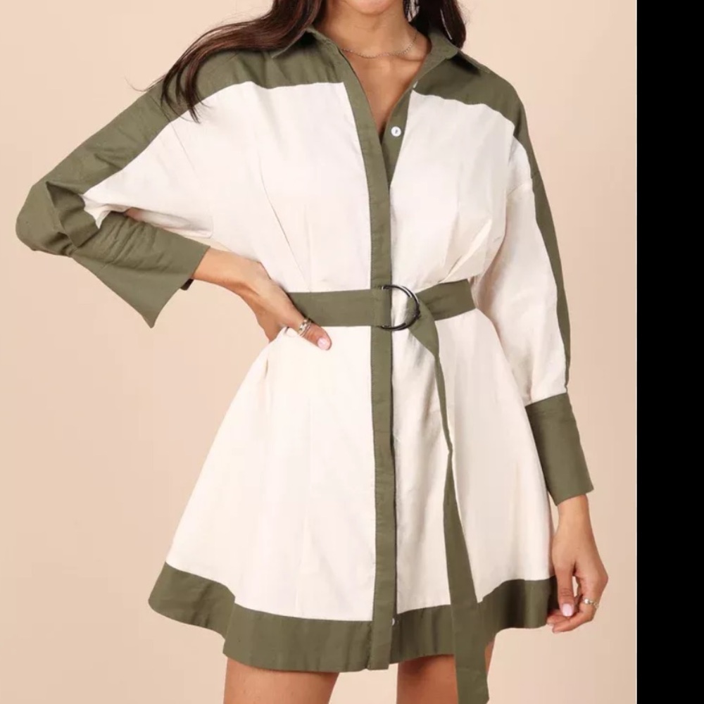 Julia Belted Mini Dress Petal and Pup